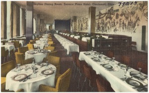 Skyline dinning room, Terrace Plaza Hotel, Cincinnati, Ohio