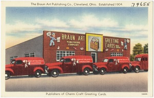 The Braun Art Publishing Co., Cleveland, Ohio. Established 1904. Publishers of Charm Craft Greeting Cards