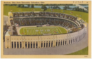 Stadium, Ohio State University. Columbus. Ohio