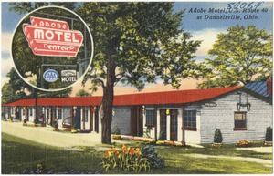 Adobe Motel, U. S. Route 40 at Donnelsville, Ohio