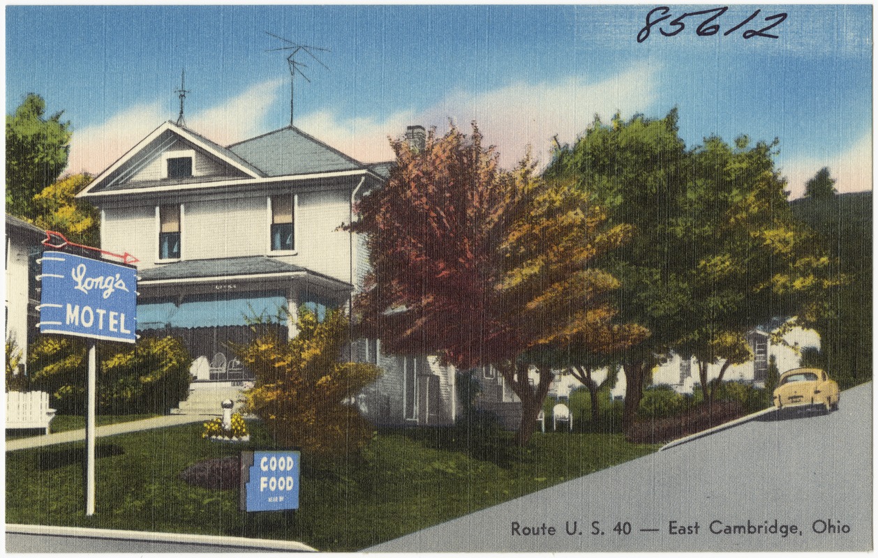 Long's Motel, Route U.S. 40 -- East Cambridge, Ohio