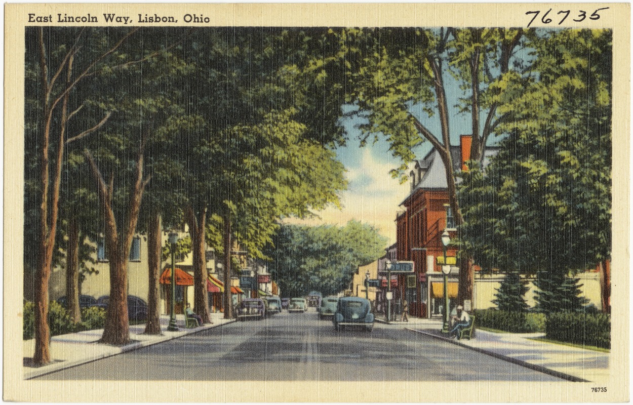 East Lincoln Way, Lisbon, Ohio Digital Commonwealth