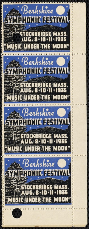 Music under the moon stamps