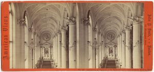 Interior of Church of the Immaculate Conception, Boston, Mass.