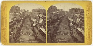 Grand Military Procession, June 17th, 1875