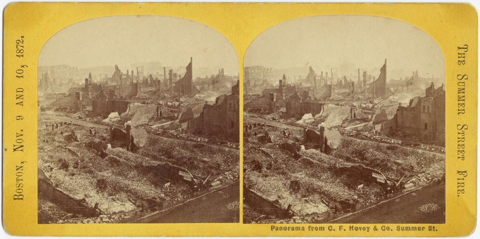 Panorama from C.F. Hovey & Co. Summer St.