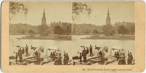 The swan boats, Public Garden, Boston, Mass.