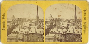 Panoramic view from City Hall, Boston