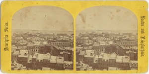 Panoramic view from City Hall, Boston