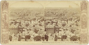 Panorama from Bunker Hill Monument, west