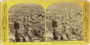 Panorama from Bunker Hill Monument, west