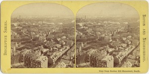 View from Bunker Hill Monument, south