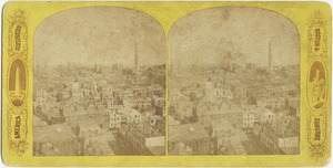 Panorama from elevator showing Bunker Hill Monument