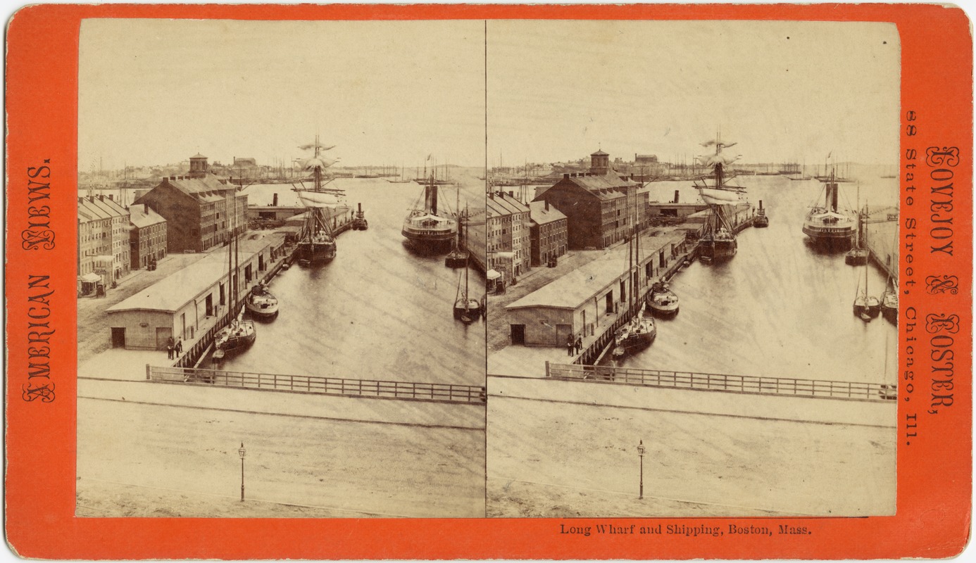 Long Wharf and shipping, Boston, Mass.