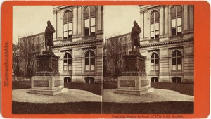 Franklin Statue in front of City Hall, Boston
