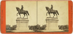 Washington Equestrian Statue, Public Garden, Boston, Mass.