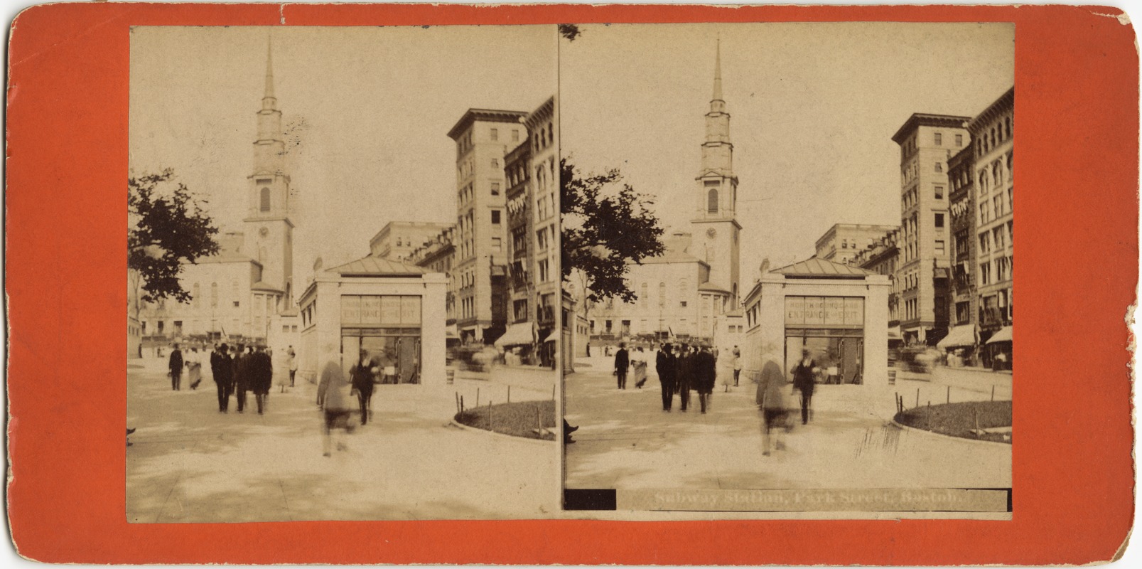 Subway station, Park St., Boston