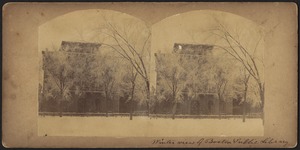 Winter view of Boston Public Library