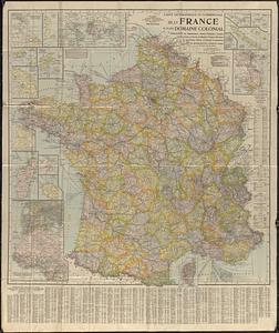 Carte geographique et commerciale de la France et de son domaine colonial