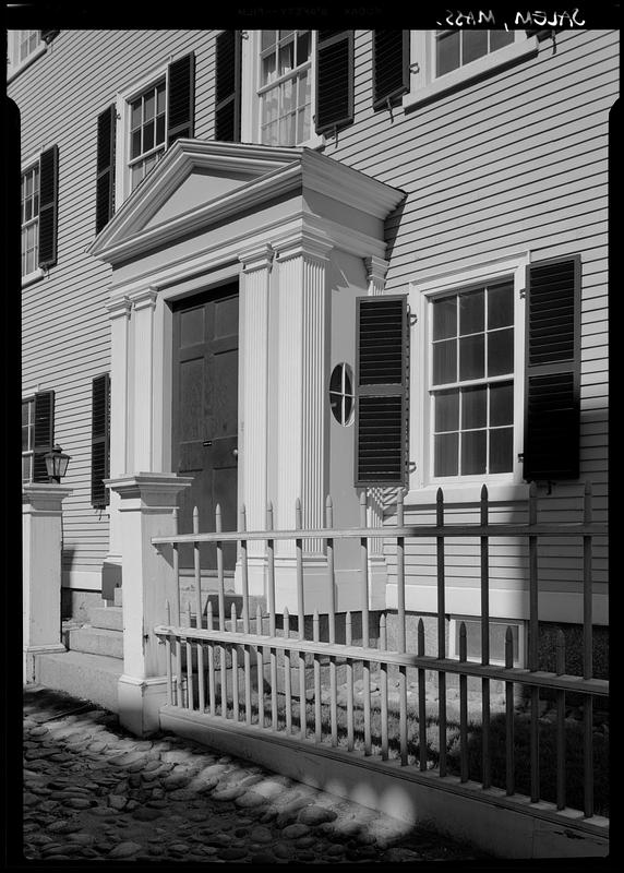 Hawkes House, doorway, Salem MA Digital Commonwealth