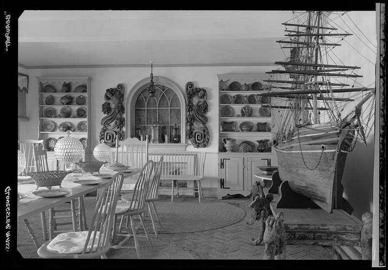 Gloucester, Beauport, Sleeper-McCann House, interior, Golden Step room