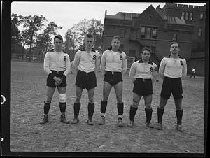 Soccer 1941, Rogers, Carlson, Schmid, Sheehan, and Havel