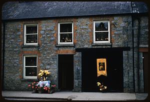 Irish house decorated