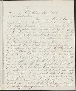 Letter from Zadoc Long to John D. Long, June 20, 1854