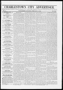 Charlestown City Advertiser, February 14, 1852