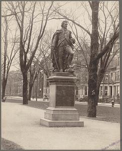 Massachusetts, Boston, John Glover statue, Commonwealth Ave.