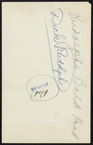 Rudolph Bald Head. Dick Rudolph. - Digital Commonwealth