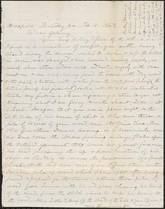 Letter from Zadoc Long to John D. Long, February 6, 1868