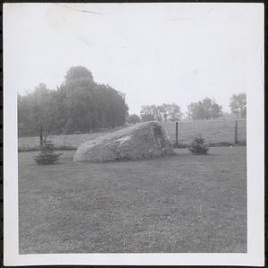 Marker "Where the Revolutionary Soldiers met to march to war"