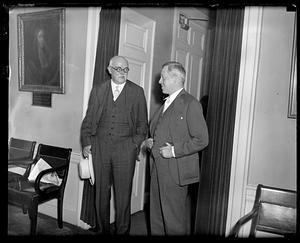 Two unidentified men, Massachusetts State House