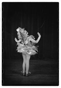 Girl dancer in costume