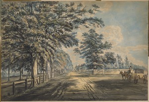 Tremont Street looking north, about 1800