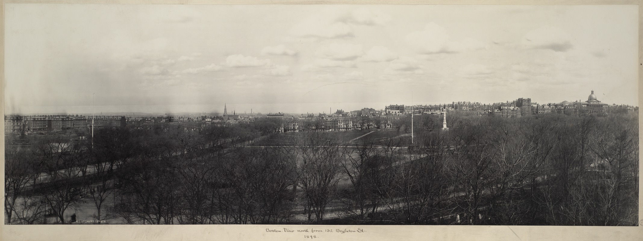 Boston. View north from 132 Boylston St. 1898