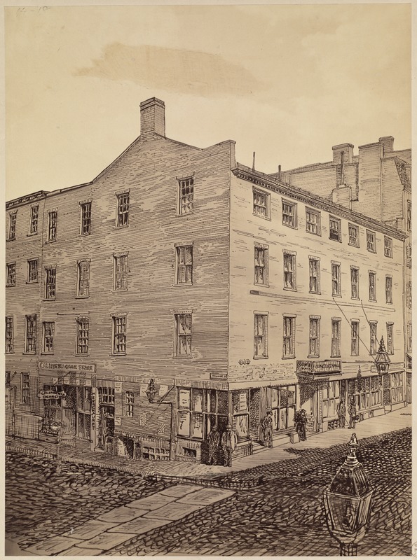 Concert hall at Court and Hanover Streets - 1869