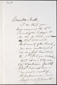 Letter from Charles C. Perkins to Francis H. Jenks, 1879 November 15