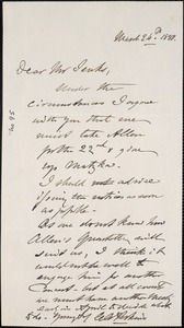 Letter from Charles C. Perkins to Francis H. Jenks, 1880 March 26