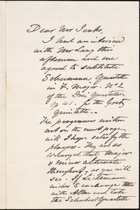Letter from Charles C. Perkins to Francis H. Jenks, 1880 October 26