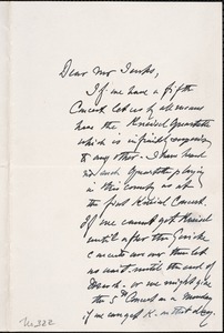 Letter from Charles C. Perkins to Francis H. Jenks, 1886 January 11