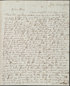Letter from Lucia Weston, Boston, [Mass.], to Deborah Weston, Sunday afternoon, [1836]