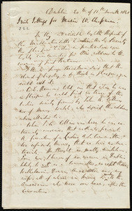 Letter from Richard Davis Webb, Dublin, [Ireland], to Maria Weston Chapman, 20th of 11th month 1841