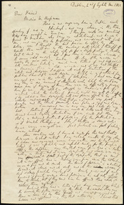 Letter from Richard Davis Webb, Dublin, [Ireland], to Maria Weston Chapman, 2nd [Day] of Eighth Mo[nth] 1842