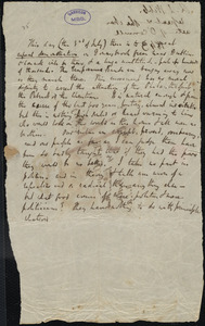 Letter from Richard Davis Webb, Donnybrook green near Dublin, [Ireland], to Maria Weston Chapman, this day (the 3rd of July) [1843]