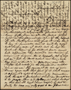 Letter from Maria Weston Chapman, Weymouth, [Mass.], to Francis Jackson, Aug. 31st, [1843]