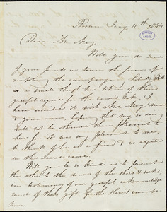 Letter from Maria Weston Chapman, 39 Summer Street, Boston, [Mass.], to Samuel May, Jan'y 11th, 1844