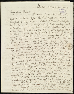 Letter from Richard Davis Webb, Dublin, [Ireland], to Maria Weston Chapman, 3rd [day] of 4 mo[nth] 1844