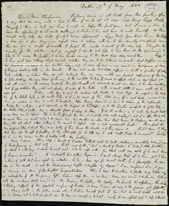 Letter from Hannah Webb, Dublin, [Ireland], to Maria Weston Chapman, 17th of May 1844